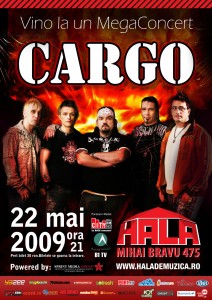 Concursuri online: Castiga 2 invitatii duble la concertul CARGO in Hala de Muzica