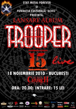 Trooper 245x350 Lansare album Trooper în The Silver Church din Bucureşti