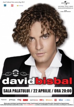 Afis DAVID BISBAL Sala Palatului 242x350 Concert David Bisbal in Bucuresti   22 Apr 2012