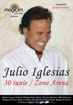julio afis3 245x350 Concert Julio Iglesias la Zone Arena din Bucureşti