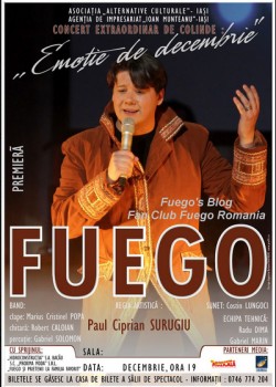 Turneu Fuego 2012 – Emoţii de decembrie