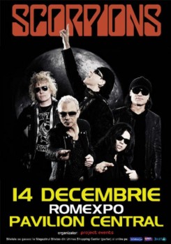 Concert Scorpions – “Rock’n'Roll Forever” la Romexpo în Bucureşti