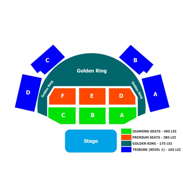 Harta locurilor la concertul Peter Gabriel la Bucureşti